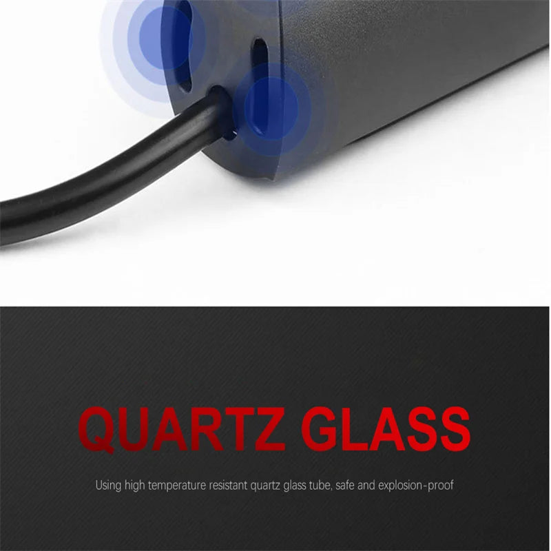 500W Aquarium Submersible Heater - LCD Display Digital Adjustable Water Heating Rod with Constant Temperature Control