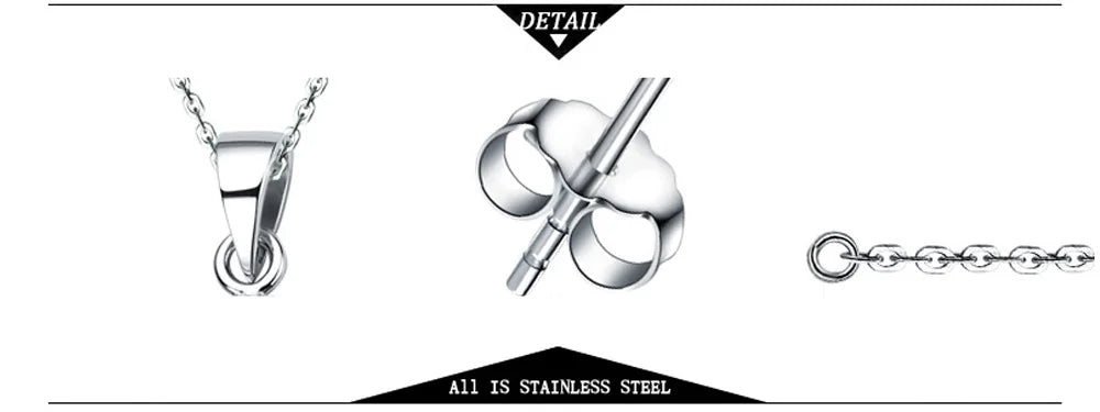 Minimalist Stainless Steel Round Stud Earrings – Classic Fashion Jewelry for Women