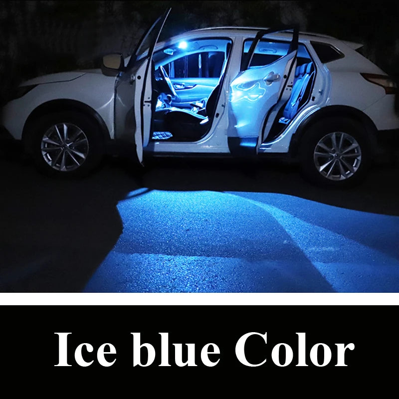 14Pcs CANBUS LED Interior Light Kit - Compatible with Toyota Camry XV40 2007–2011 Dome, Reading & Trunk Lamps
