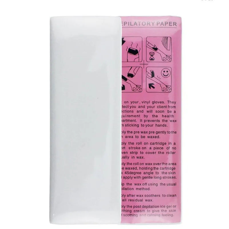 Nonwoven Hair Removal Wax Paper - 100/500/1000pcs Epilator Wax Strips for Body, Leg & Arm - High Quality