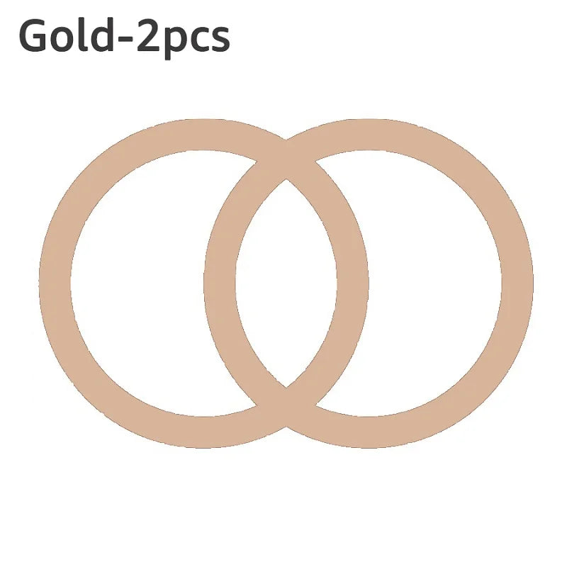 2-Pack MagSafe Magnetic Ring Plate — Universal Metal Sticker for Wireless Charging & Car Mount Holder