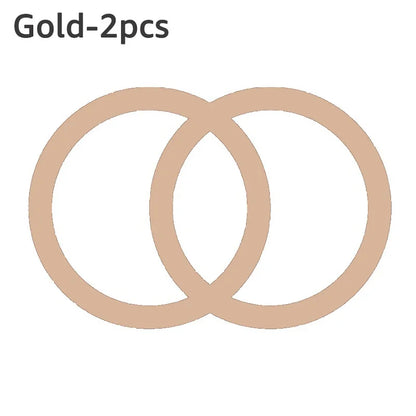 2-Pack MagSafe Magnetic Ring Plate — Universal Metal Sticker for Wireless Charging & Car Mount Holder