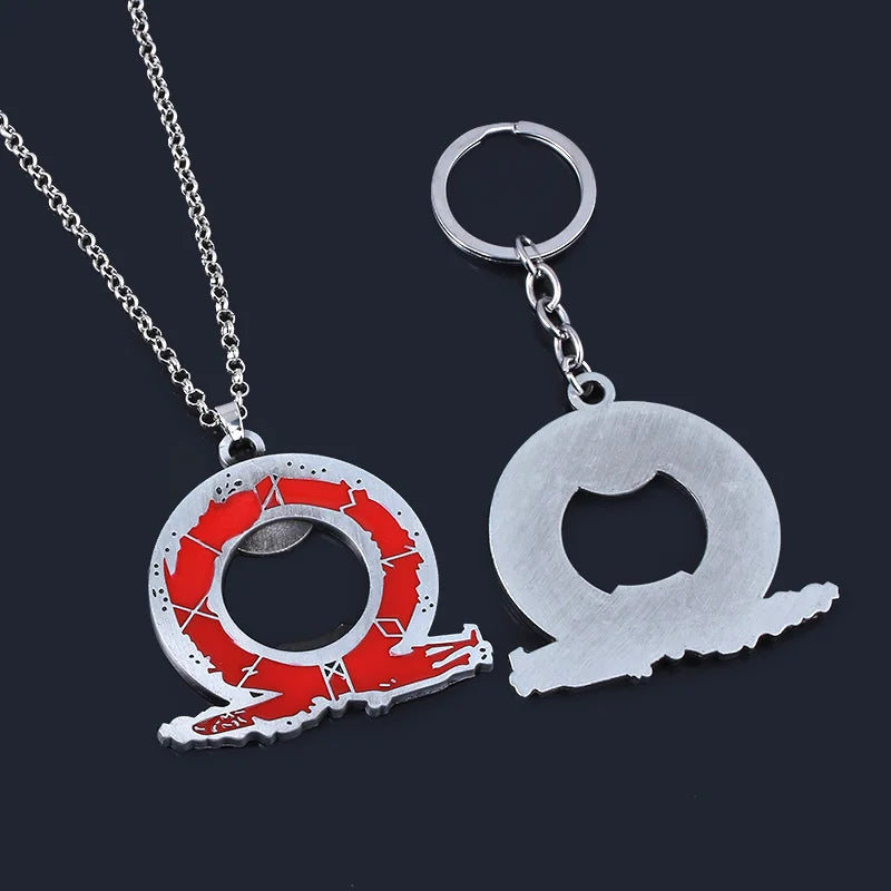 God of War 4 Kratos Sword Keychain – Pendant Keyring Jewelry for Men & Women, Car Key Accessory