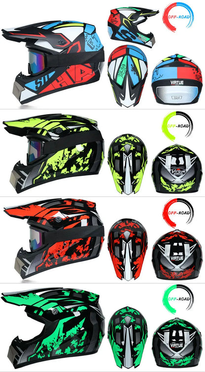 Children's Off-Road Motorcycle Helmet - Bike Downhill AM DH Cross & Motocross Capacete Casco for Kids