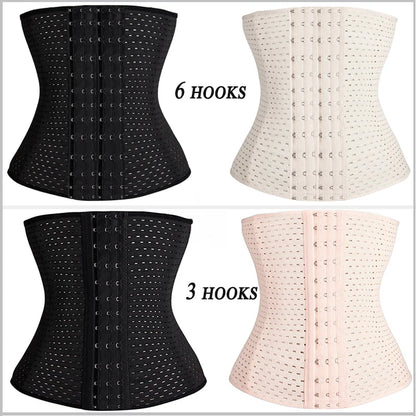 Plus Size XS-5XL Steel Boned Waist Trainer Corset for Women – Postpartum Shapewear Bustier Cinta Modeladora