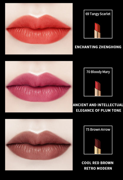 CHARMACY 16 Color Waterproof Velvet Lipstick – Long-Lasting Matte Lip Makeup, Easy to Wear