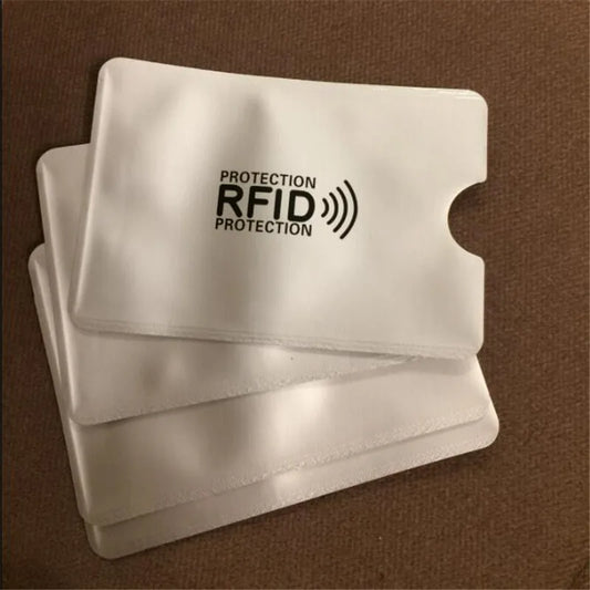 20PCS RFID Card Holder Sleeves - NFC Blocking Aluminum Metal Credit Card Protector Case