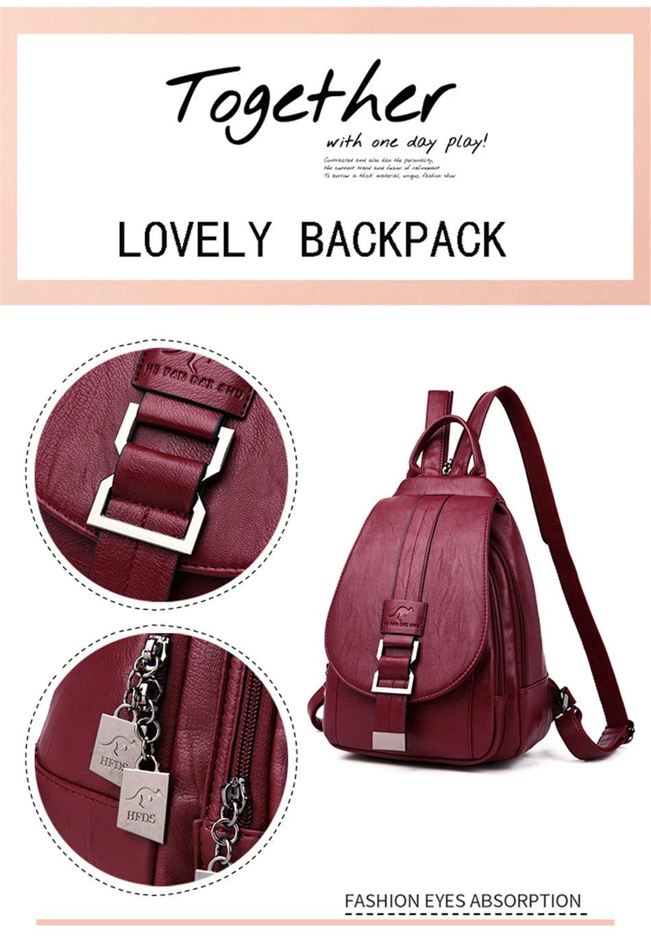 Multifunctional Women's Leather Backpack - Casual Style for Teen Girls, School and Travel Bagpack, Ladies' Chest Bag Sac