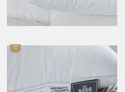 100% Goose Down Pillow – Luxury Five-Star Hotel Quality, Soft & Supportive Sleep Pillow, Single Size