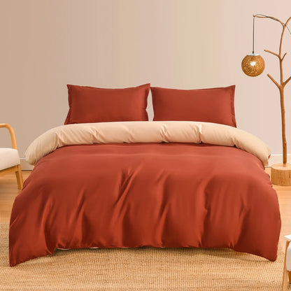 New Design Dark Green Bedding Set - Duvet Cover, Bed Sheet & Pillowcase, King/Queen/Full/Single Size (Excluding Filler), 3/4pcs