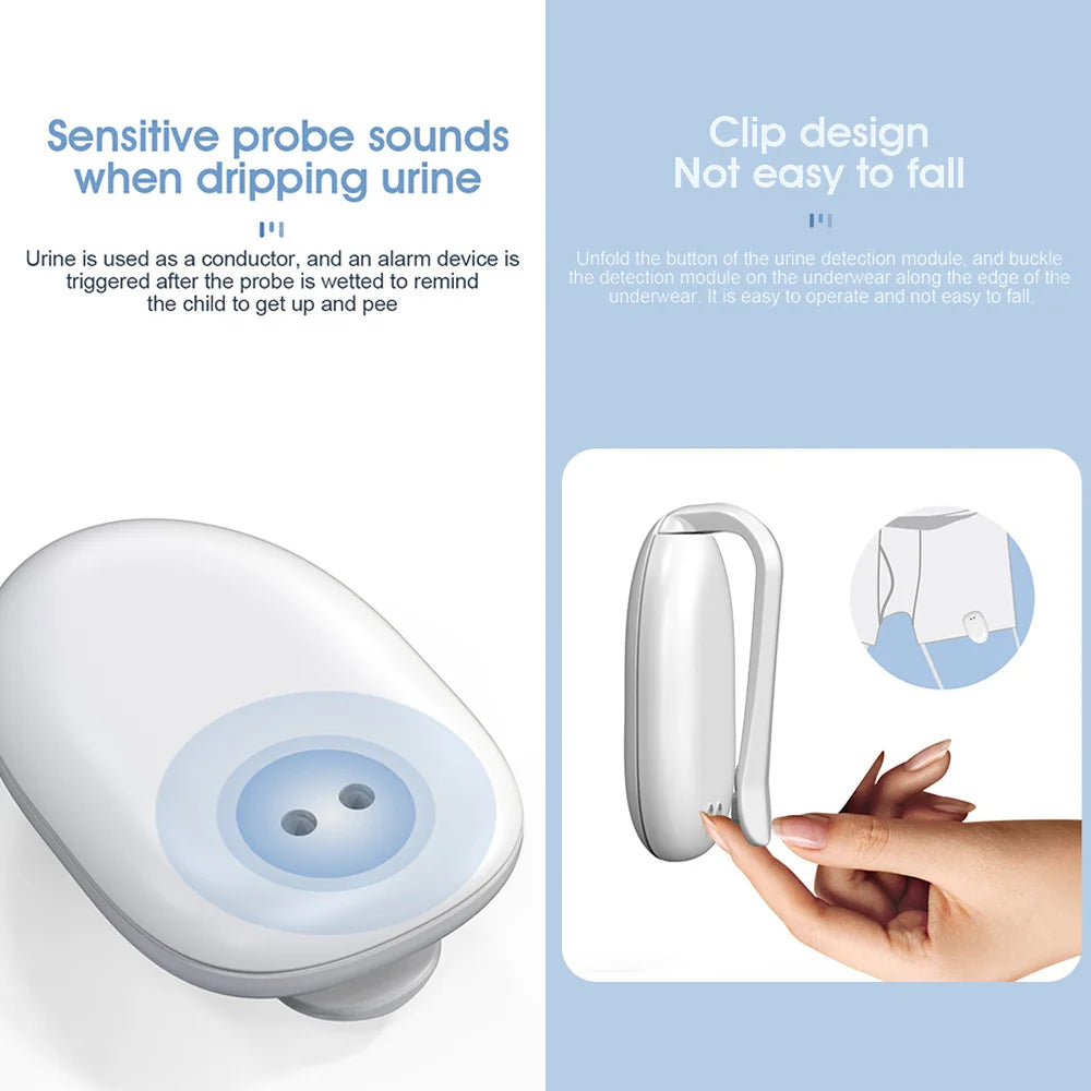 Wireless Bedwetting Alarm with Receiver - Pee Alarm for Kids, Potty Training & Elder Care (10-20M Range, Vibration Reminder)