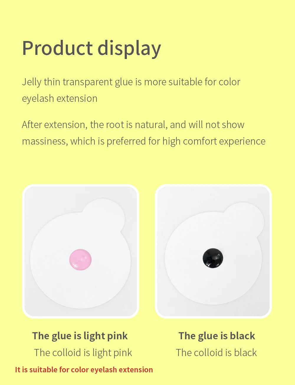 GLAMLASH Eyelash Extension Glue — Black Adhesive Kit for Individual False Lashes, 0.3–2 Sec Dry Time, Professional Use