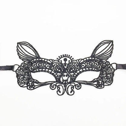 Sexy Lace Eye Mask for Women — Venetian Masquerade, Halloween & Carnival Half-Face Cosplay Party Mask