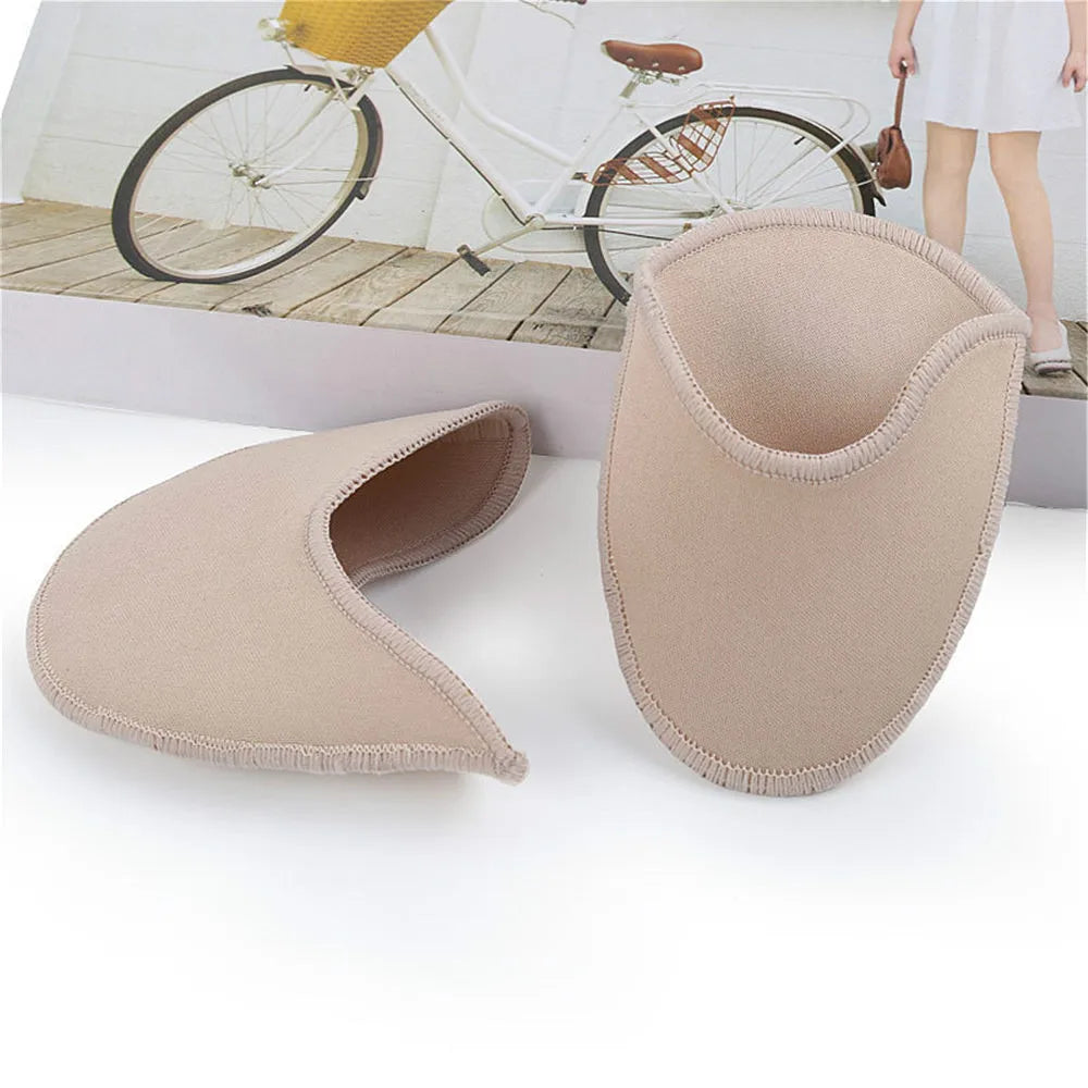 Silicone Gel Toe Covers for Ballet – Forefoot Pads & Toe Protectors (Elastic Knitted Dance Shoe Inserts)