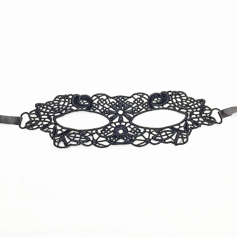 Sexy Lace Eye Mask for Women — Venetian Masquerade, Halloween & Carnival Half-Face Cosplay Party Mask