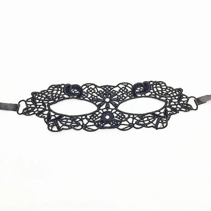Sexy Lace Eye Mask for Women — Venetian Masquerade, Halloween & Carnival Half-Face Cosplay Party Mask
