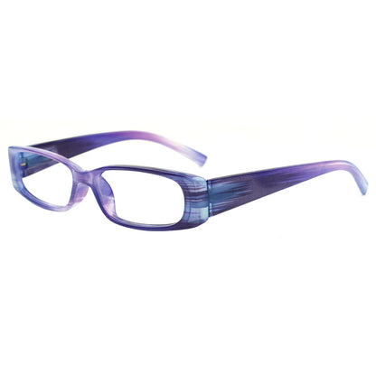 Stylish Small Frame Reading Glasses - Spring Hinge Readers for Men & Women in 6 Color Options