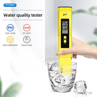 TDS & PH Meter - 0-9990ppm Digital Water Tester, 0.01 PH High Precision Pen for Aquariums & Filters, LCD PPM Monitor