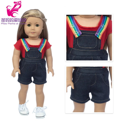 18-Inch Girl Doll Winter Coat — 43cm Baby Doll Jacket Outfit for Dressing