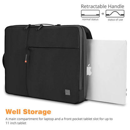 WIWU Portable Laptop Sleeve Bag – 13–15.6 Inch Waterproof Double Layer Case for MacBook Air & Laptop Protection Case
