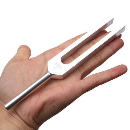 528Hz Tuning Fork Set with Mallet - 528C Tuner for DNA Repair & Nervous System Health Care