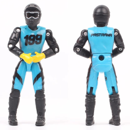 1/18 Scale 3.75" Motorcycle Racer Action Figure – Villopoto #5, Dungey #199, Pastrana Bike Model Collectible Toy