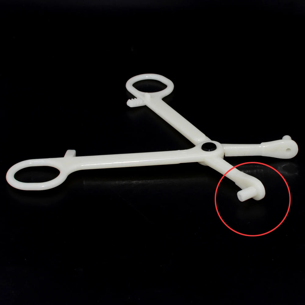 Acrylic Body Piercing Forceps Clamp – EO Gas Sterilized Tool for Ear, Lip, Navel, Nose & Septum Piercings