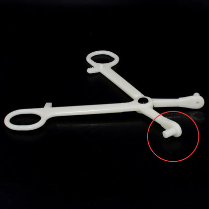 Acrylic Body Piercing Forceps Clamp – EO Gas Sterilized Tool for Ear, Lip, Navel, Nose & Septum Piercings