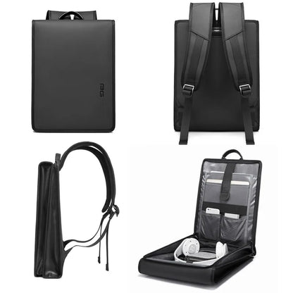 BANGE Men's Business Backpack - Anti-Theft Computer Bag, Large Capacity 14.1 Inch Laptop Bag, Elegant & Waterproof