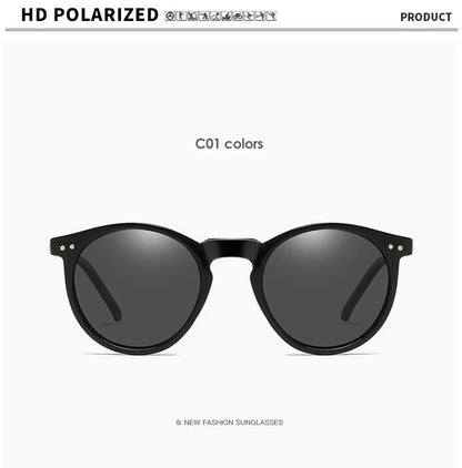 2025 Polarized Retro Round Sunglasses for Men & Women - Designer Vintage UV400 Goggles & Sun Glasses