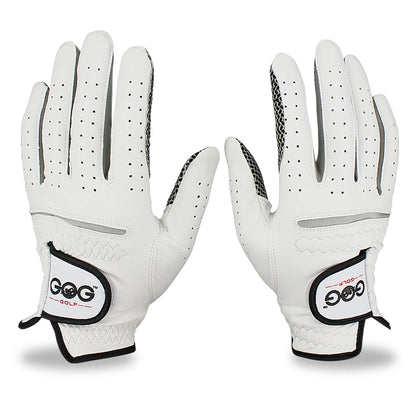 Men’s Golf Gloves – Cabretta Leather Left/Right Hand with Anti-Slip Grip, Soft & Breathable Design