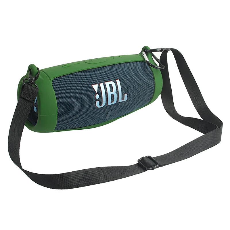 # ZOPRORE JBL Charge 5 Silicone Case Cover - Outdoor Travel Protective Skin with Strap and Carabiner
