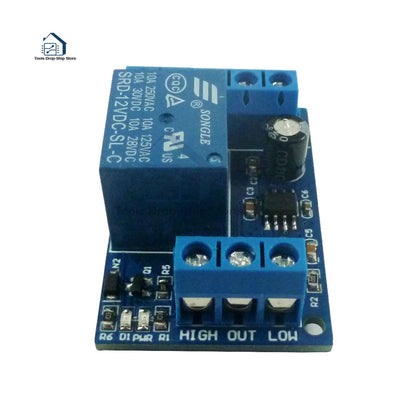 2-in-1 Automatic Water Pump Controller – DC 12V Liquid Level Sensor Switch Relay Module for Motors, Fish Tanks & Irrigation