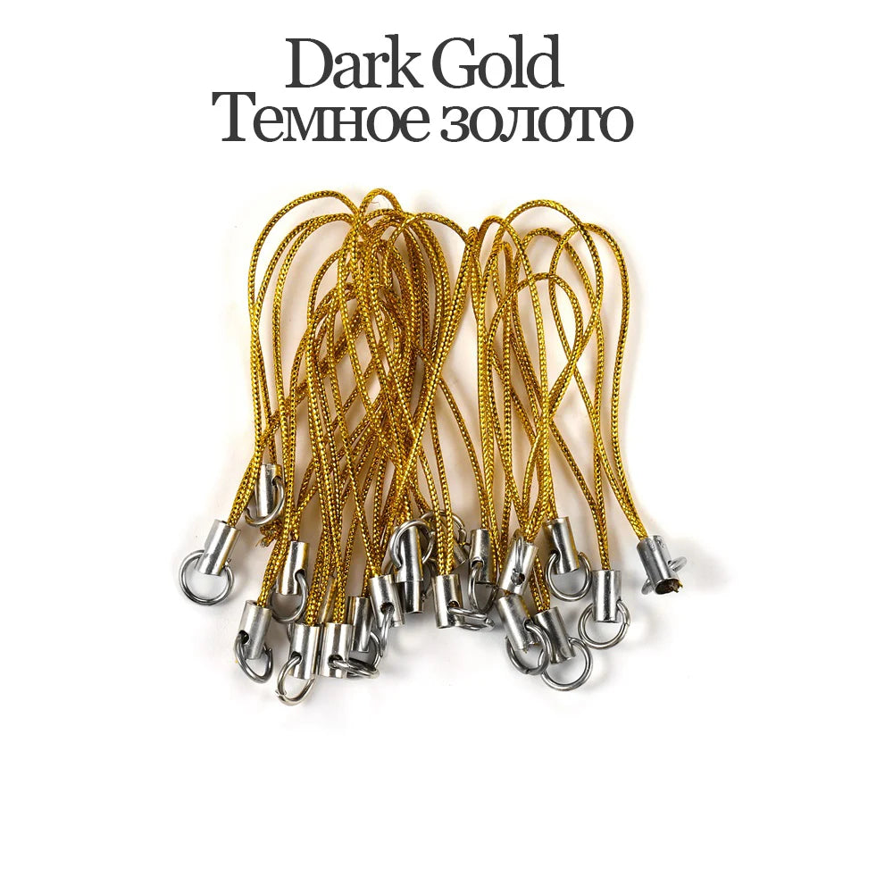 20/50/100PCS Lanyard Strap Cords - Lobster Clasp Rope Keychains for Charms, Pendants, Mobile Accessories & DIY Crafts
