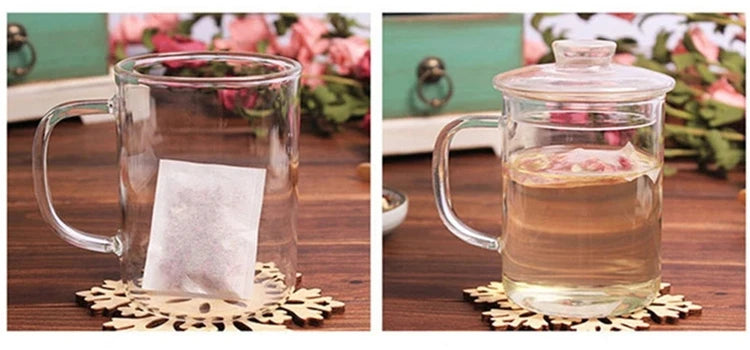 Biodegradable Tea & Coffee Filter Bags – Food-Grade, Hot-Sealed, High Permeability for Spices & Beverages