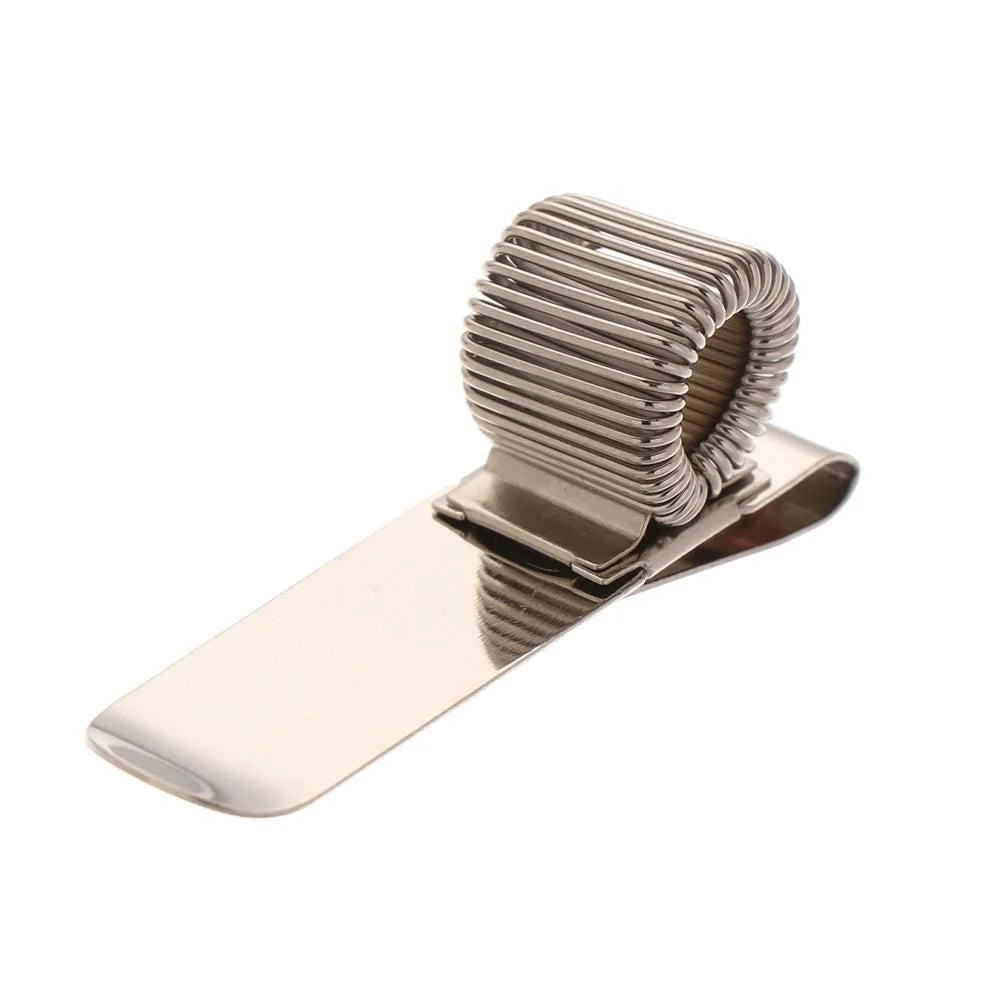 Metal Spring Pen Holder with Pocket Clip - Available in Single, Double, Triple Hole for Doctors, Nurses Uniforms, and Notebooks
