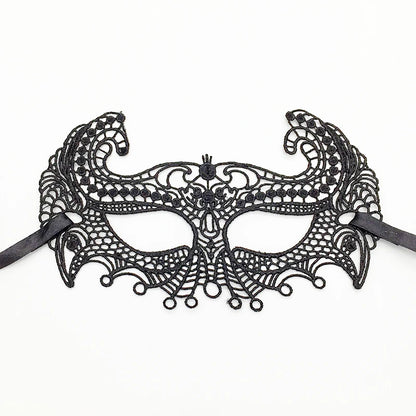 Sexy Lace Eye Mask for Women — Venetian Masquerade, Halloween & Carnival Half-Face Cosplay Party Mask