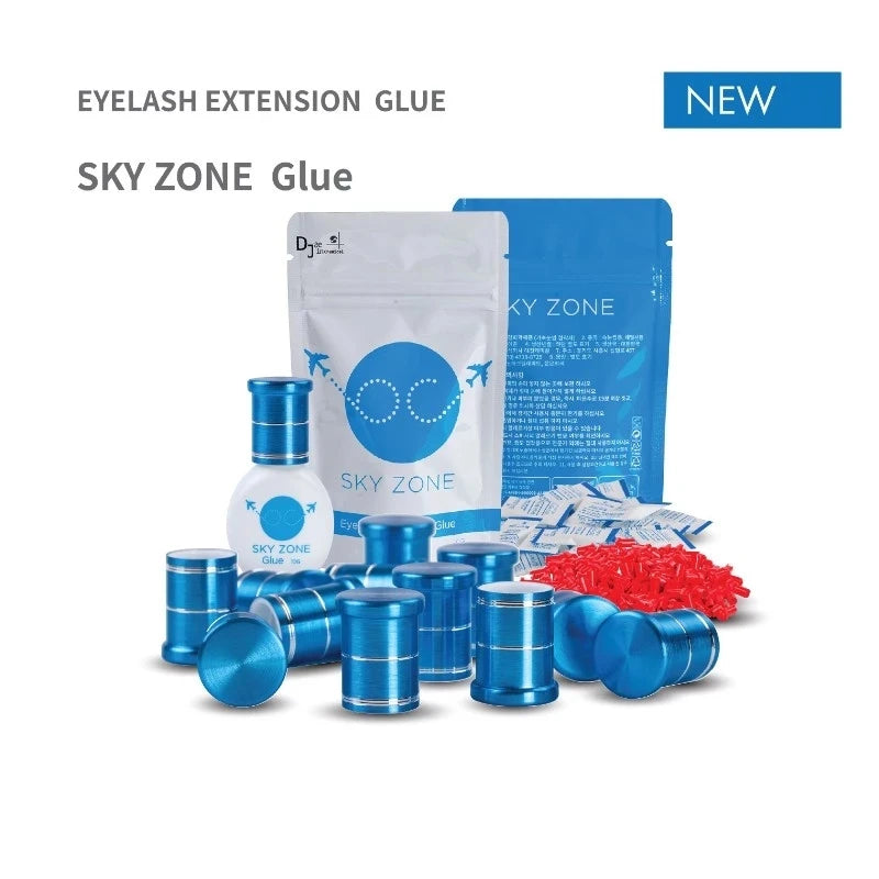 5g SKY GLUE Eyelash Extension Adhesive — Fast-Drying 2-Second Black Glue with Strong Bonding Power