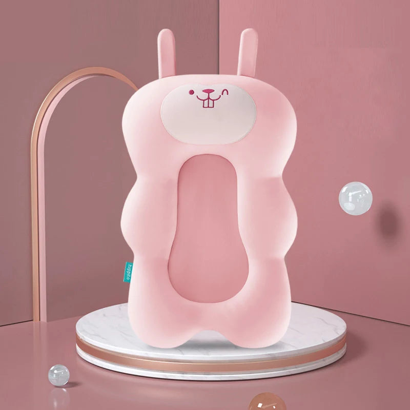 Non-Slip Baby Bath Cushion – Newborn Safety Support Pad & Soft Bathtub Mat