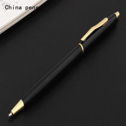 Luxury Model 003 Gold Ballpoint Pen – Premium Color Fine Point Writing Pen for Business, Office & School Stationery