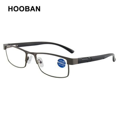 High-Quality Stainless Steel Reading Glasses for Men & Women – Fashion Presbyopic & Anti-Blue Light Eyewear