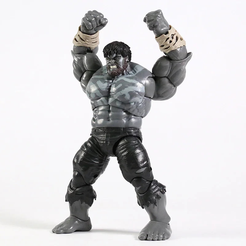 Gray Red Hulk Collectible Action Figure – Model Doll Decoration Toy