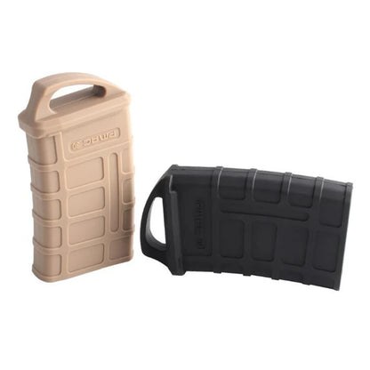 Tactical M4/M16 Fast Magazine Rubber Holster - 5.56 Mag Bag Sleeve Slip Cover for Gun Airsoft Cartridge, Hunting Accessories
