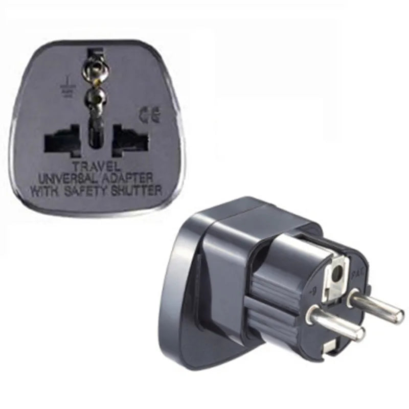 Universal Travel Plug Adapter - US, UK, EU, AU & International Power Converter
