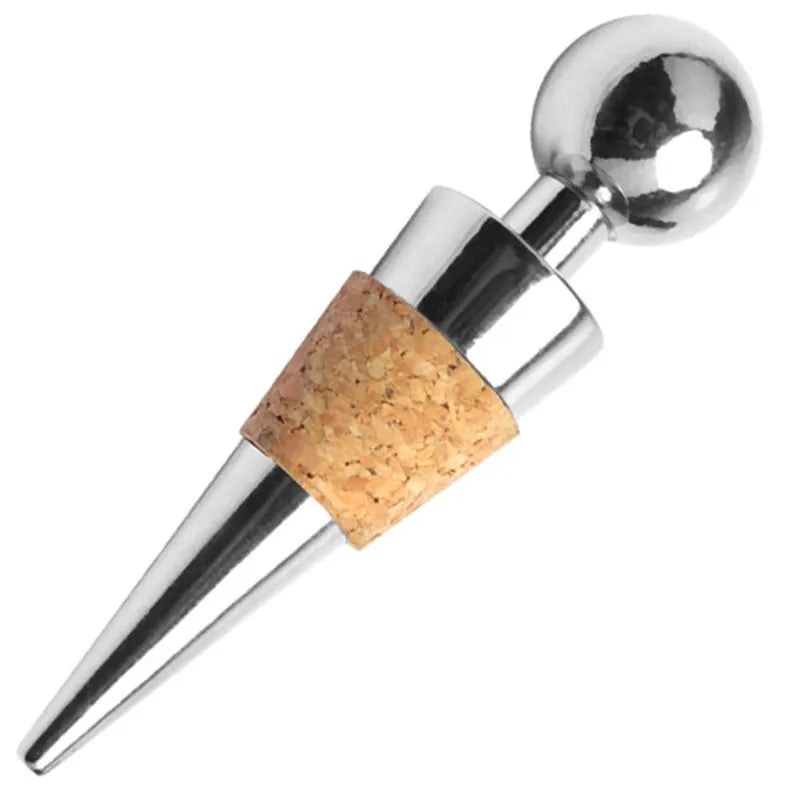 Bronze Champagne and Wine Bottle Stopper - Stainless Steel Wine Preserver for Home and Wedding