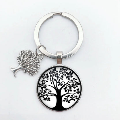 Tree of Life Keychain – Vintage Handmade Fashion Key Ring Jewelry Gift for Men & Women Party & Everyday Use Accessories