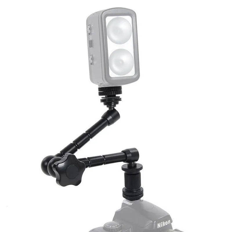Super Clamp with 7"/11" Adjustable Magic Arm | Articulating Mount for Monitor, LED Light, DSLR Camera, Flash & LCD Video Gear