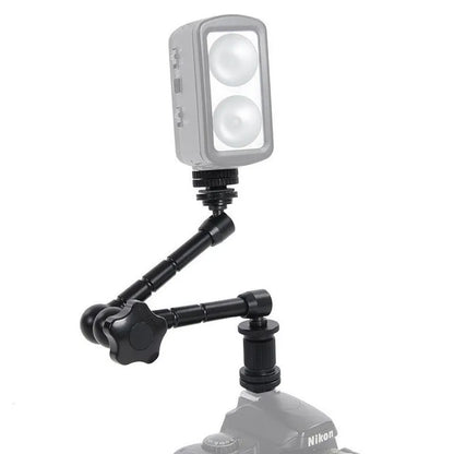 Super Clamp with 7"/11" Adjustable Magic Arm | Articulating Mount for Monitor, LED Light, DSLR Camera, Flash & LCD Video Gear