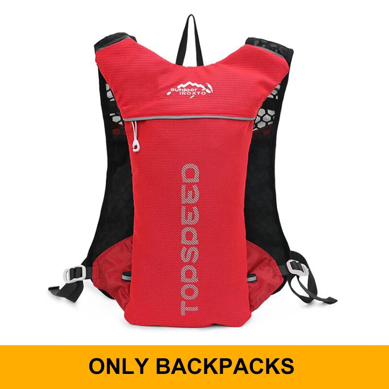 INOXTO 5L Trail Running Backpack - Ultra-Light Hydration Vest for Marathon & Cycling with 1.5L/2L Water Bag