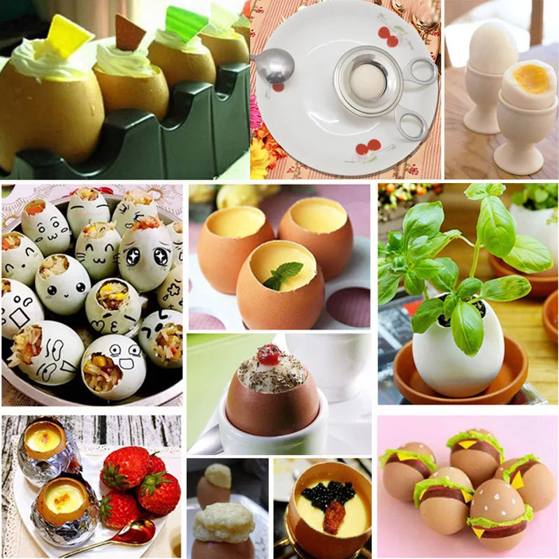 Eggstravaganza: Multi-Functional Kitchen Gadget for Easy Egg Opening and More!
